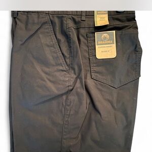 Men's Brahma Black Canvas Shorts